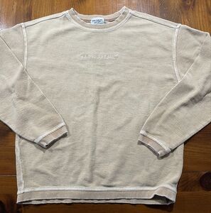 Shop Darling By Jessi Afshin Gorgeous Tan/yellow Ribbed You're So Loved Crewneck